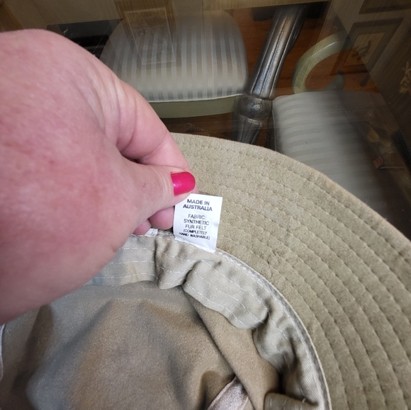 Aussie Chiller Tan Canvas Bucket Hat - Picture 5 of 5